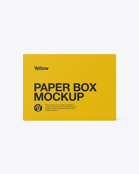 Paper Box Mockup