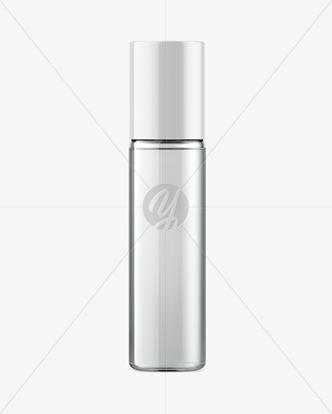 Clear Glass Oil Bottle Mockup