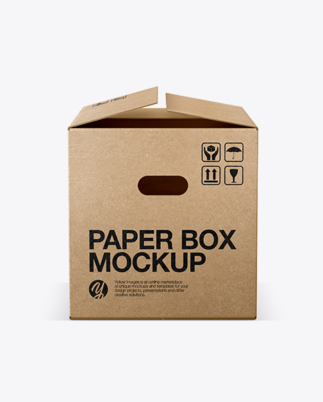 Kraft Box Mockup - Free Download Images High Quality PNG, JPG - 33893