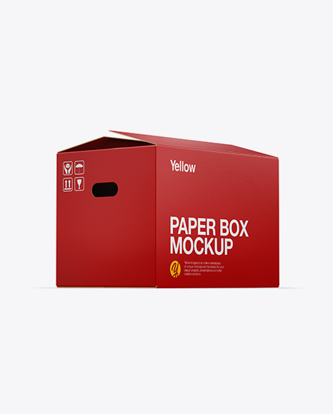 Paper Box Mockup