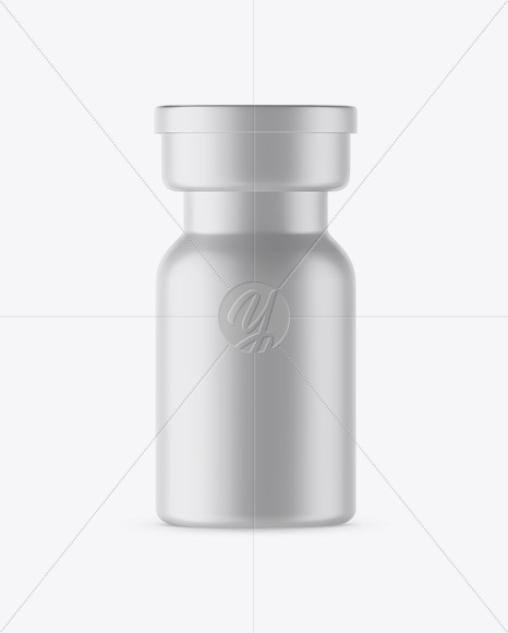 Matte Medical Ampoule Mockup - Free Download Images High Quality PNG