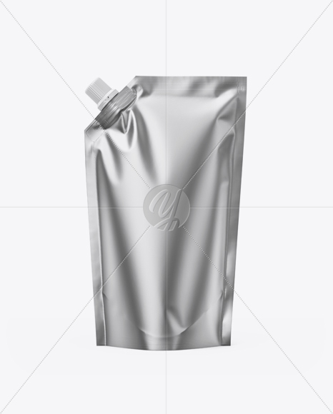 Matte Metallic Doy Pack Mockup