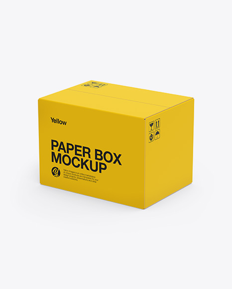 Paper Box Mockup - 3d box mockup