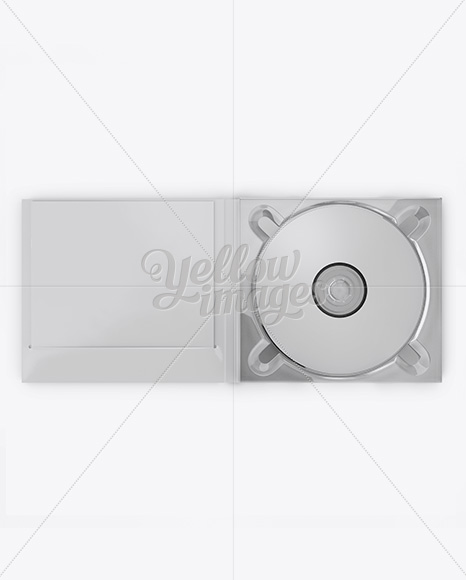 Open Digipak Mockup - Top View - Free Download Images High Quality PNG