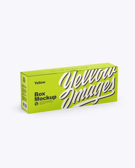 Glossy Box Mockup - 3d box mockup