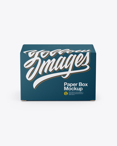 Paper Box Mockup - 3d box mockup