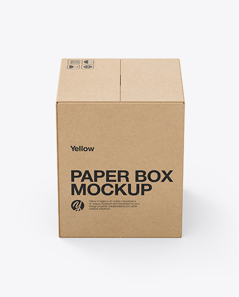 Kraft Box Mockup