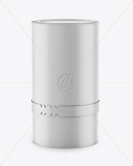 Matte Paint Cans Mockup