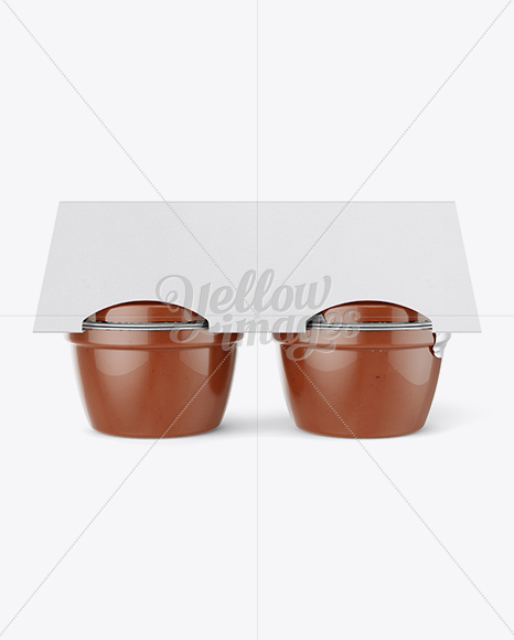 Cinnamon Apple Sauce 4-4 Oz. Cups Mockup - Front Vew