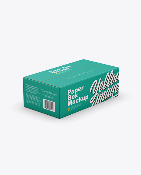 Paper Box Mockup - Rectangle box mockup