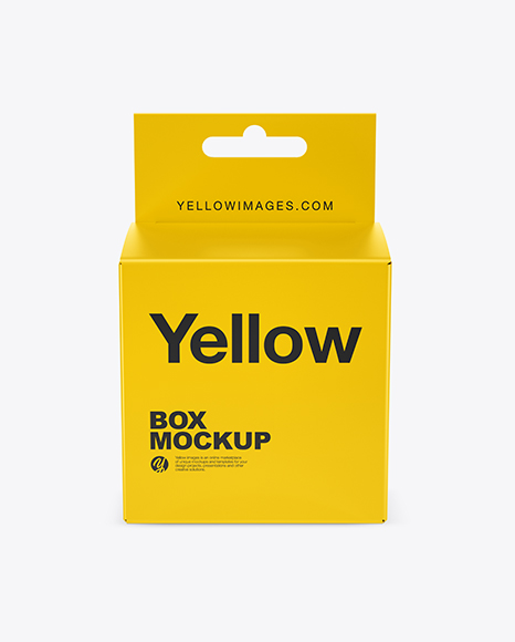 Paper Box Mockup