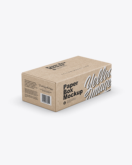 Kraft Box Mockup - Rectangle box mockup