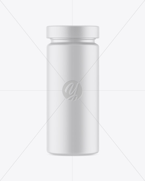 Matte Plastic Jar Mockup