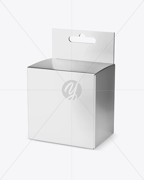 Metallized Paper Box Mockup