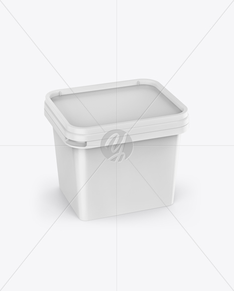 Matte Plastic Container Mockup