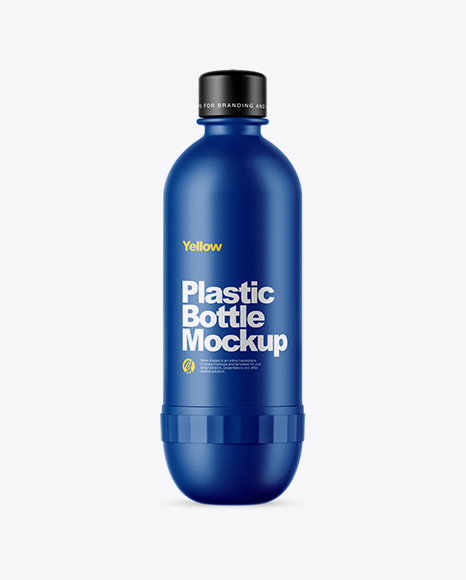 Matte Plastic Bottle Mockup