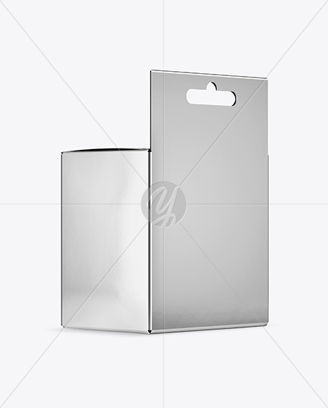 Metallized Paper Box Mockup