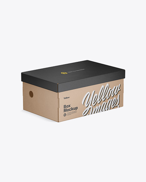 Kraft Paper Box Mockup