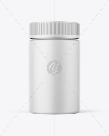 Matte Plastic Jar Mockup Matte Plastic Jar Mockup