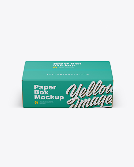 Paper Box Mockup