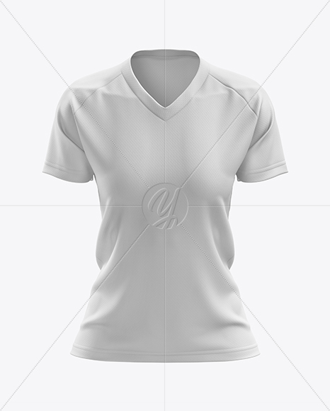 Women’s MTB Trail Jersey mockup (Front View)