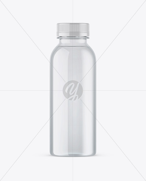 Clear PET Water Bottle Mockup