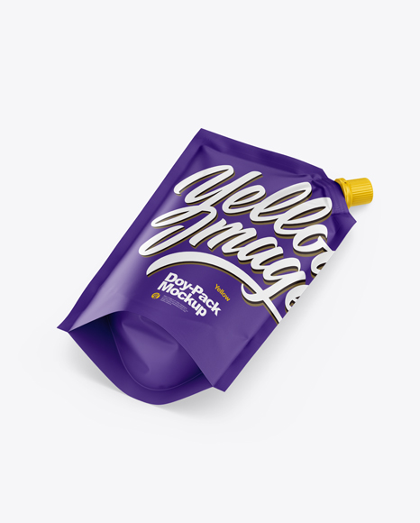 Matte Doy-Pack Mockup - Stand pouch mockup