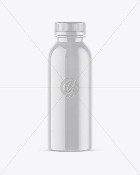 Glossy Plastic Bottle Mockup