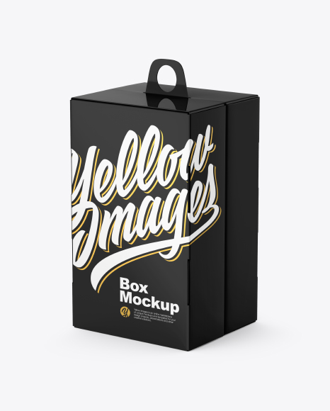 Glossy Paper Box Mockup