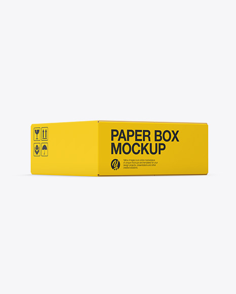 Paper Box Mockup