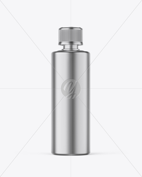 Metallized Bottle Mockup