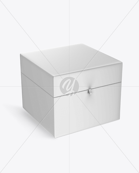 Glossy Gift Box Mockup