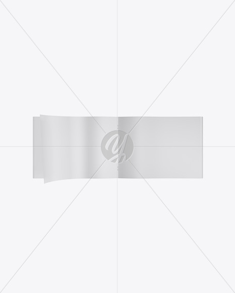 Opened Magazine Mockup