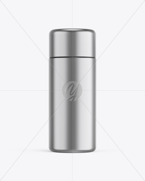 Metallic Sport Bottle Mockup