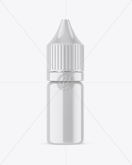 10ml Glossy Dropper Bottle Mockup - Free Download Images High Quality