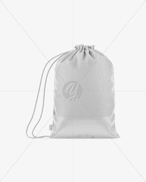 Matte Gym Sack Mockup