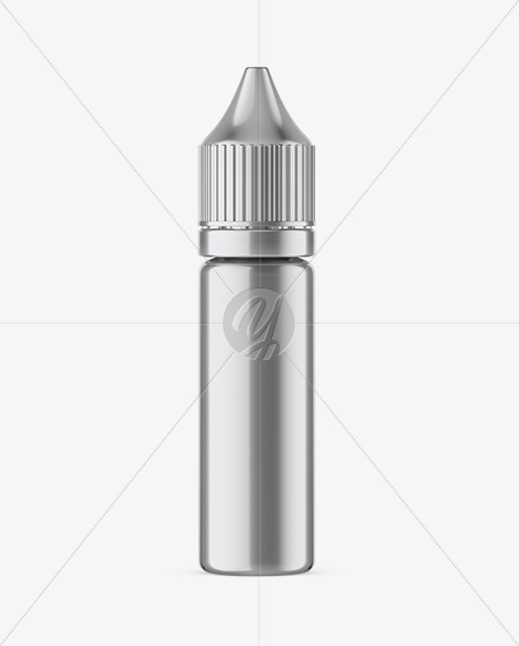 15ml Metallic Dropper Bottle Mockup