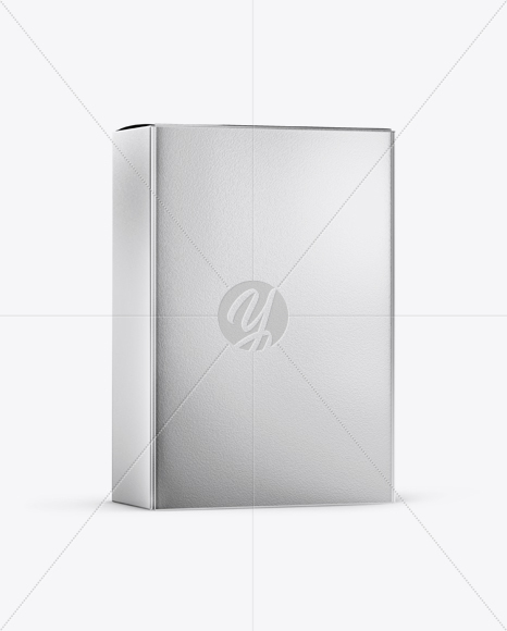 Metallized Paper Box Mockup