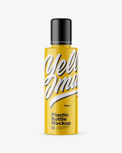 Glossy Cosmetic Bottle Mockup