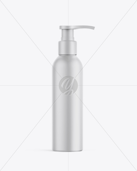 Matte Plastic Bottle Mockup