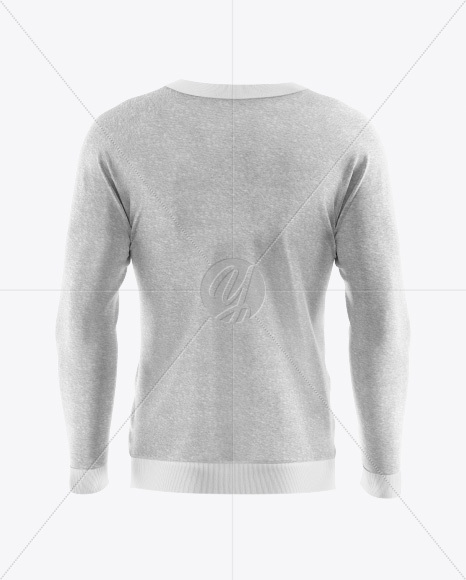 Men’s Melange Sweatshirt Mockup