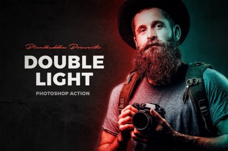 Double Light Photoshop Action - Epic