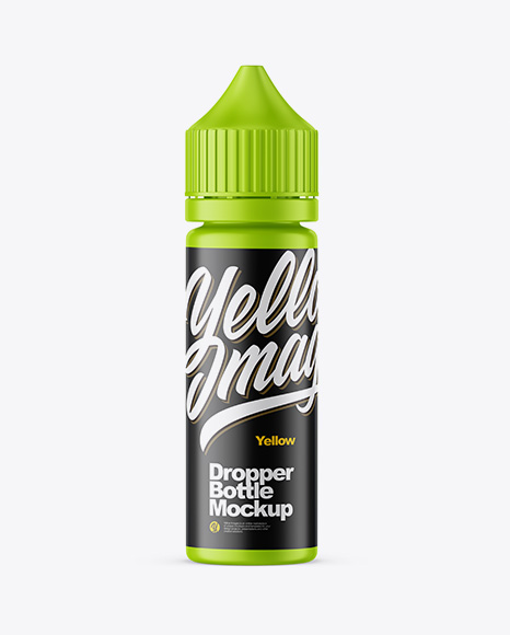 50ml Matte Dropper Bottle Mockup