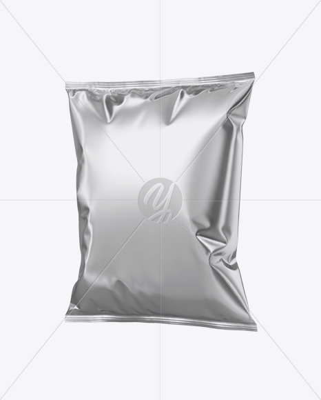 Metallic Snack Package Mockup