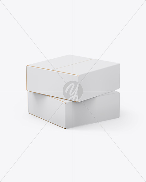 Two Paper Boxes Mockup