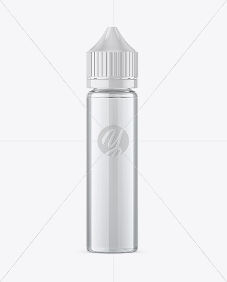 60ml Clear Glass Dropper Bottle Mockup