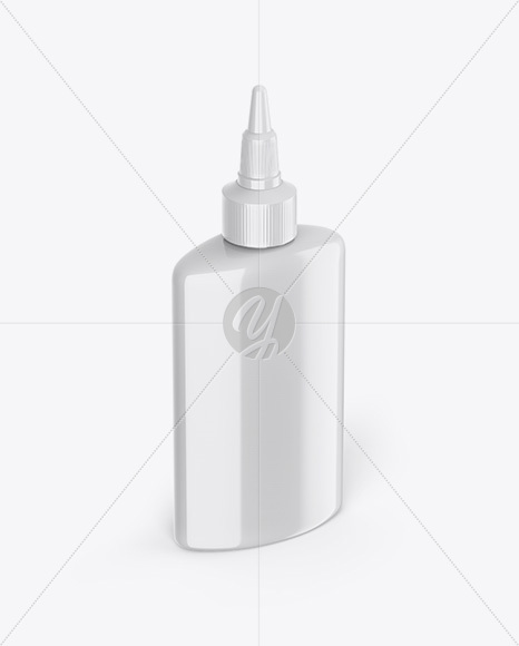 Glossy Bottle Mockup