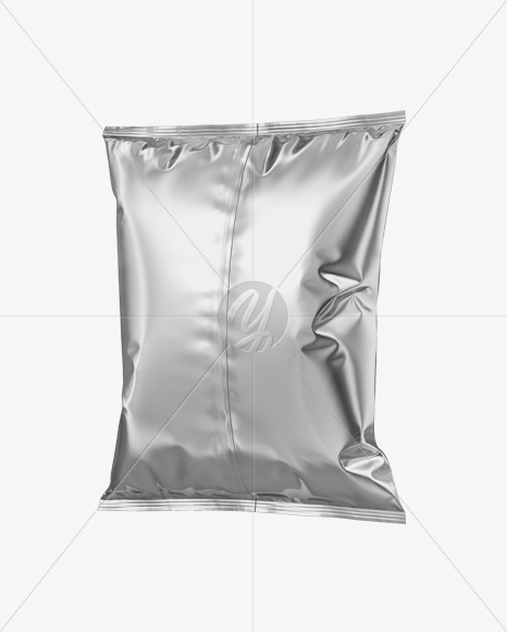 Metallic Snack Package Mockup