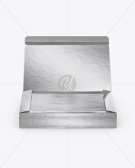 Opened Metallic Box Mockup Opened Metallic Box Mockup