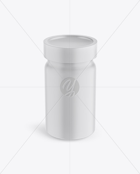 Matte Plastic Jar Mockup